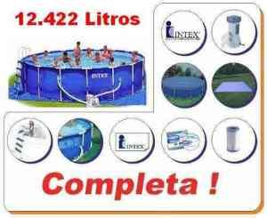 Piscina Intex Estrutural 12.422 litros - completa !